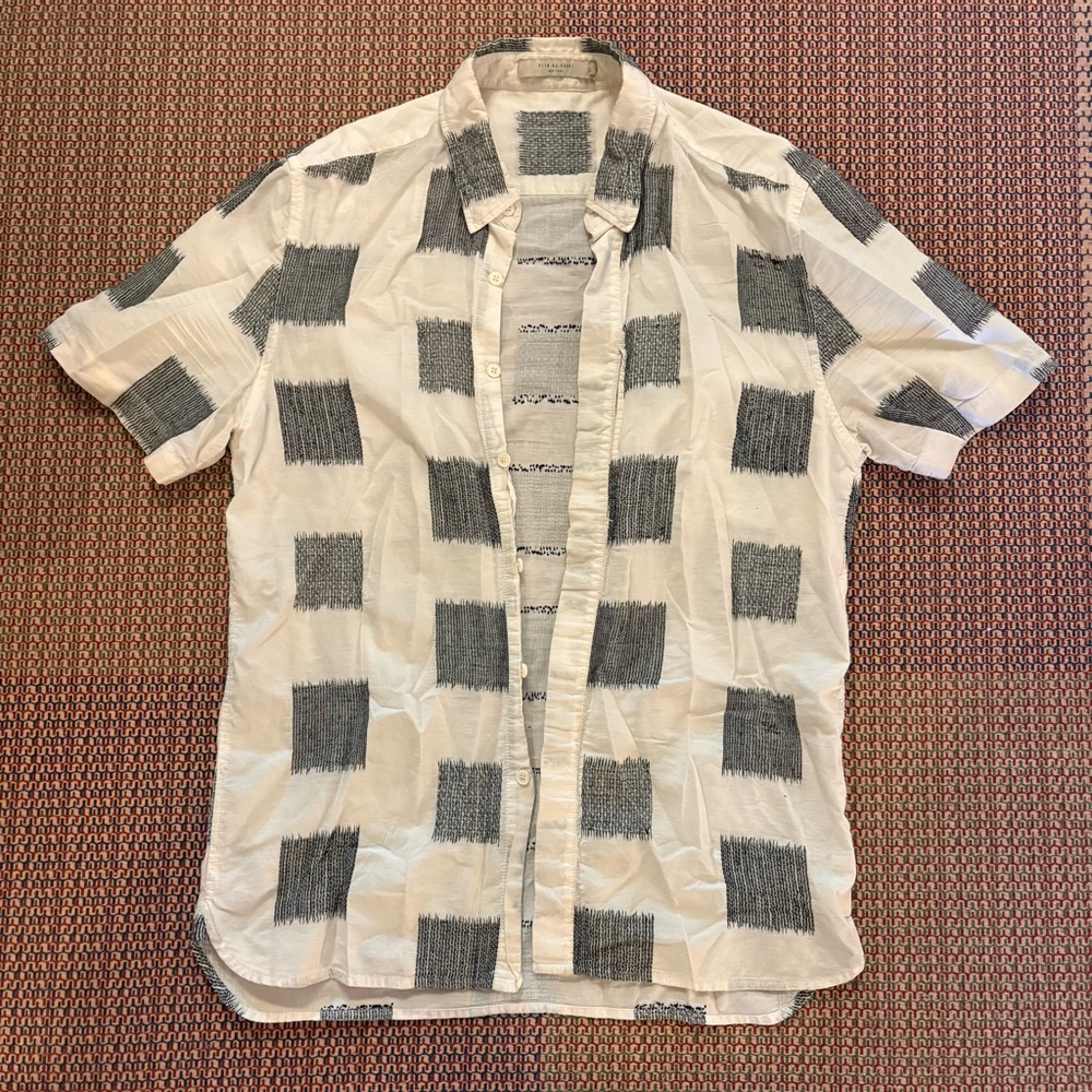 7115 by Szeki NYC White Button Down Shirt